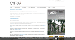 Desktop Screenshot of cyfra7.com