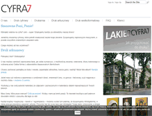 Tablet Screenshot of cyfra7.com